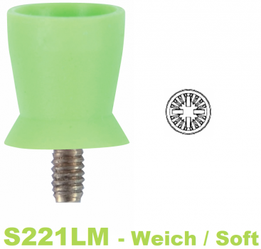 Prophy Cups - Screw-in - kurzer Cup - Weich / Soft