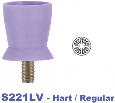 Prophy Cups - Screw-in - kurzer Cup - Hart / Regular