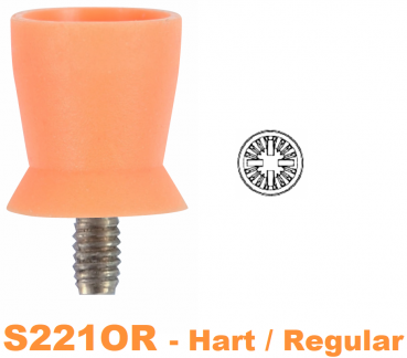 Prophy Cups - Screw-in - kurzer Cup - Hart / Regular