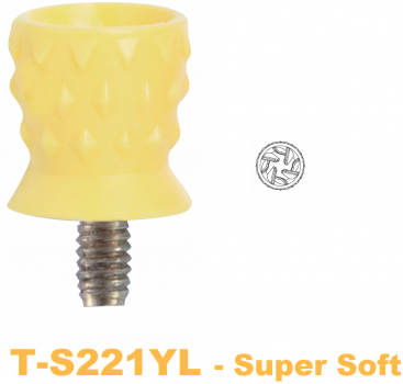 Prophy Cups Turbine Blades -Screw-in - kurzer Cup - SuperSoft