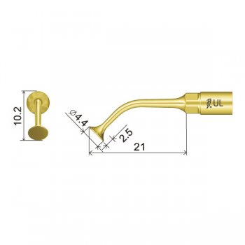 UL2 Spitze technische Abmessung