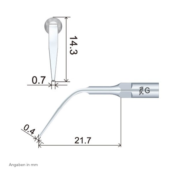 GS3 Scaling Spitze technische Abmessung