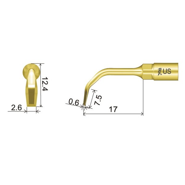 US5 Spitze technische Abmessung